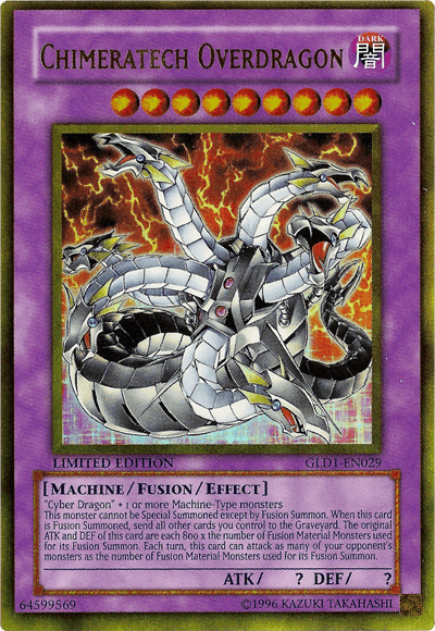 Chimeratech Overdragon [GLD1-EN029] Gold Rare - POKÉ JEUX