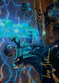 Brokers Veteran Art Card (Gold-Stamped Signature) [Streets of New Capenna Art Series]