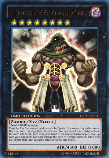 Number 22: Zombiestein [YZ03-EN001] Ultra Rare - POKÉ JEUX