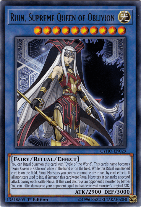 Ruin, Supreme Queen of Oblivion [CYHO-EN029] Rare - POKÉ JEUX