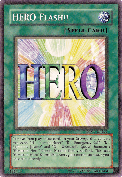 HERO Flash!! [DR04-EN222] Common - POKÉ JEUX