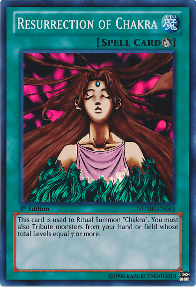 Resurrection of Chakra [NUMH-EN053] Super Rare - POKÉ JEUX