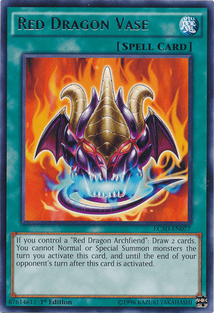 Red Dragon Vase [LC5D-EN077] Rare - POKÉ JEUX