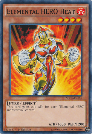 Elemental Hero Heat [SDHS-EN005] Common - POKÉ JEUX