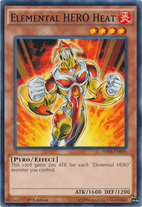 Elemental Hero Heat [SDHS-EN005] Common - POKÉ JEUX