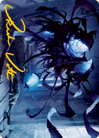 Spectral Adversary Art Card (Gold-Stamped Signature) [Innistrad: Midnight Hunt Art Series]