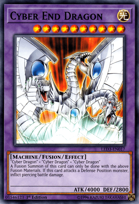 Cyber End Dragon [LED3-EN017] Common - POKÉ JEUX