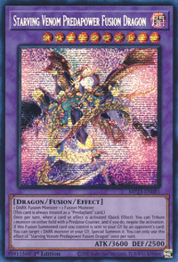 Starving Venom Predapower Fusion Dragon [MP23-EN081] Prismatic Secret Rare - POKÉ JEUX