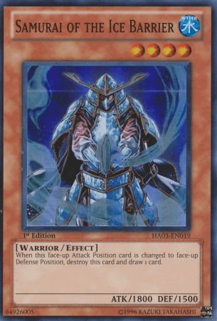 Samurai of the Ice Barrier [HA03-EN019] Super Rare - POKÉ JEUX
