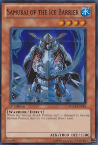 Samurai of the Ice Barrier [HA03-EN019] Super Rare - POKÉ JEUX