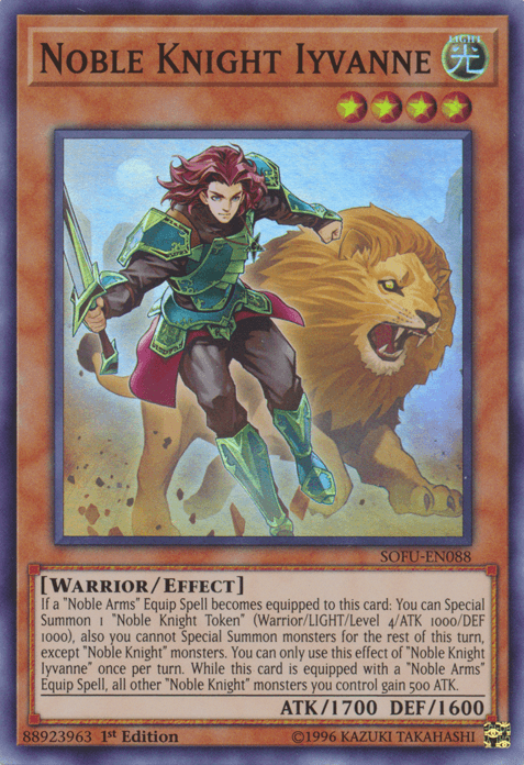 Noble Knight Iyvanne [SOFU-EN088] Super Rare - POKÉ JEUX