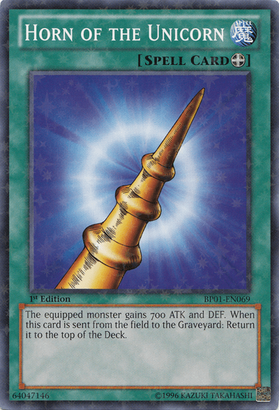 Horn of the Unicorn [BP01-EN069] Starfoil Rare - POKÉ JEUX