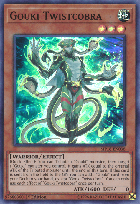 Gouki Twistcobra [MP18-EN038] Super Rare - POKÉ JEUX