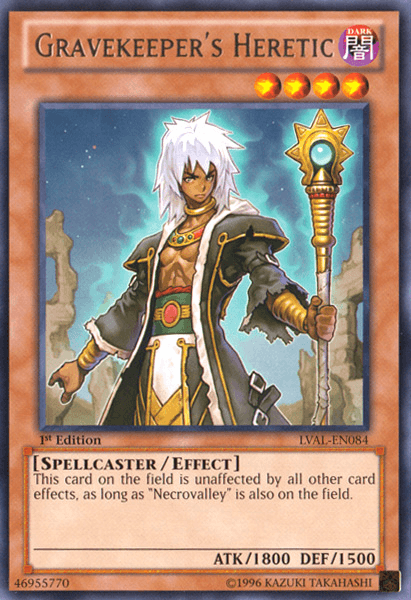 Gravekeeper's Heretic [LVAL-EN084] Rare - POKÉ JEUX