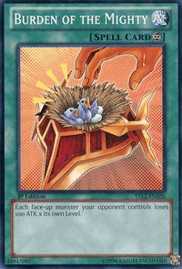 Burden of the Mighty [YS12-EN028] Common - POKÉ JEUX