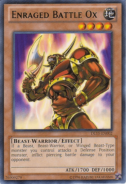 Enraged Battle Ox (Green) [DL15-EN002] Rare - POKÉ JEUX
