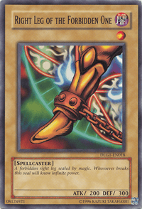 Right Leg of the Forbidden One [DLG1-EN018] Common - POKÉ JEUX