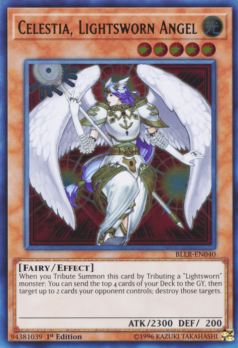 Celestia, Lightsworn Angel [BLLR-EN040] Ultra Rare - POKÉ JEUX