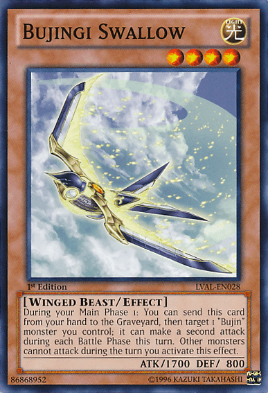 Bujingi Swallow [LVAL-EN028] Common - POKÉ JEUX