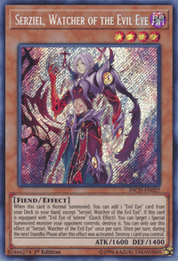 Serziel, Watcher of the Evil Eye [INCH-EN027] Secret Rare - POKÉ JEUX