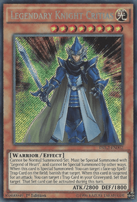 Legendary Knight Critias [DRL2-EN002] Secret Rare - POKÉ JEUX