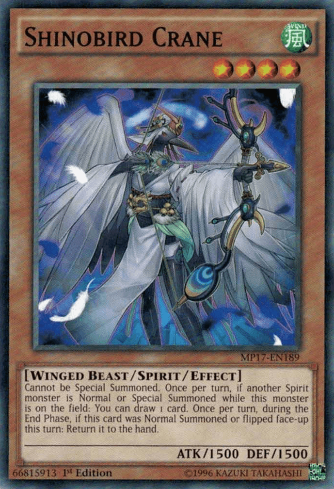 Shinobird Crane [MP17-EN189] Common - POKÉ JEUX