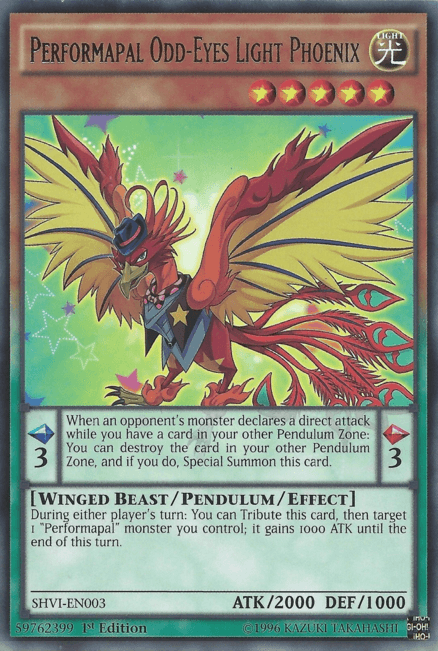 Performapal Odd-Eyes Light Phoenix [SHVI-EN003] Rare - POKÉ JEUX
