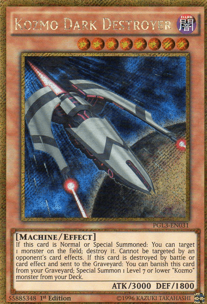 Kozmo Dark Destroyer [PGL3-EN031] Gold Secret Rare - POKÉ JEUX