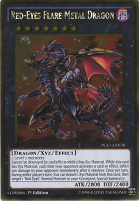 Red-Eyes Flare Metal Dragon [PGL3-EN078] Gold Rare - POKÉ JEUX