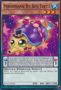 Performapal Bit Bite Turtle [BOSH-EN005] Common - POKÉ JEUX