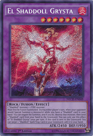 El Shaddoll Grysta [NECH-EN048] Secret Rare - POKÉ JEUX