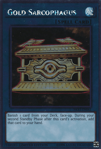 Gold Sarcophagus [NKRT-EN041] Platinum Rare - POKÉ JEUX