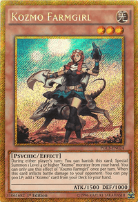 Kozmo Farmgirl [PGL3-EN024] Gold Secret Rare - POKÉ JEUX