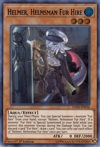 Helmer, Helmsman Fur Hire [DASA-EN016] Super Rare - POKÉ JEUX