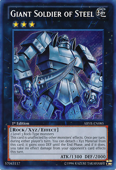 Giant Soldier of Steel [ABYR-EN085] Secret Rare - POKÉ JEUX