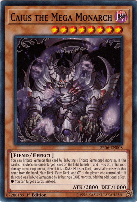 Caius the Mega Monarch [SR06-EN008] Common - POKÉ JEUX