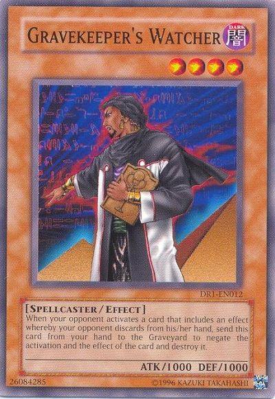 Gravekeeper's Watcher [DR1-EN012] Common - POKÉ JEUX