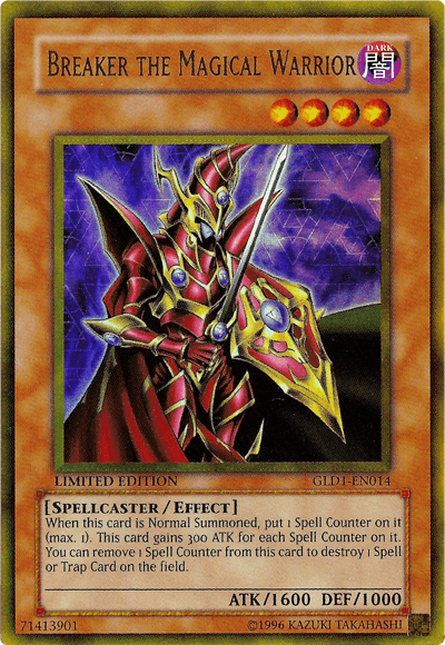 Breaker the Magical Warrior [GLD1-EN014] Gold Rare - POKÉ JEUX