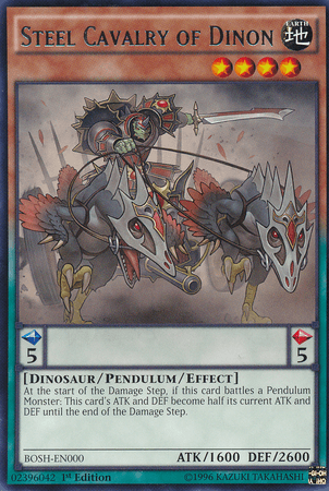 Steel Cavalry of Dinon [BOSH-EN000] Rare - POKÉ JEUX