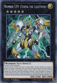 Number S39: Utopia the Lightning [LCKC-EN087] Secret Rare - POKÉ JEUX