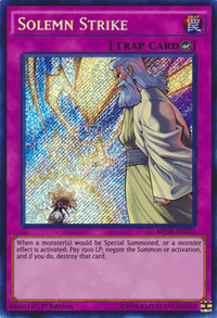 Solemn Strike [MP16-EN231] Secret Rare - POKÉ JEUX