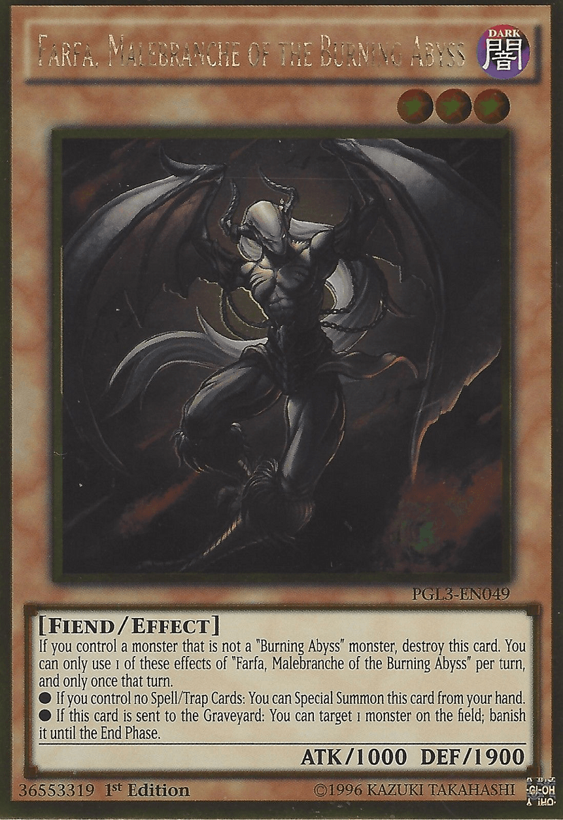 Farfa, Malebranche of the Burning Abyss [PGL3-EN049] Gold Rare - POKÉ JEUX