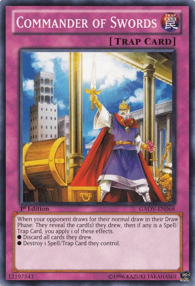 Commander of Swords [GAOV-EN068] Common - POKÉ JEUX