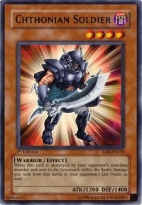 Chthonian Soldier [EEN-EN010] Rare - POKÉ JEUX