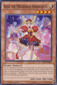 Solo the Melodious Songstress [SP17-EN030] Common - POKÉ JEUX