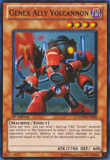 Genex Ally Volcannon [HA04-EN004] Super Rare - POKÉ JEUX
