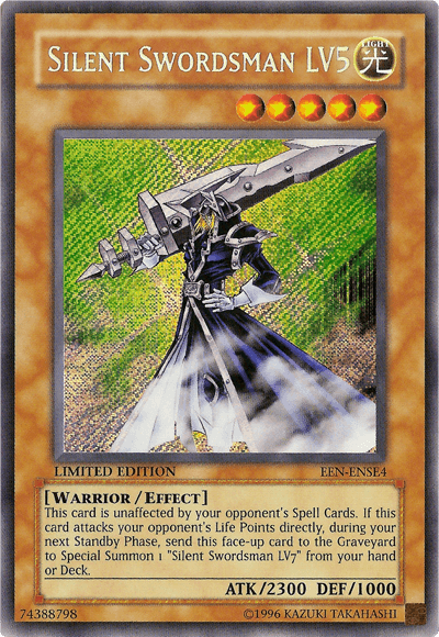 Silent Swordsman LV5 [EEN-ENSE4] Secret Rare - POKÉ JEUX