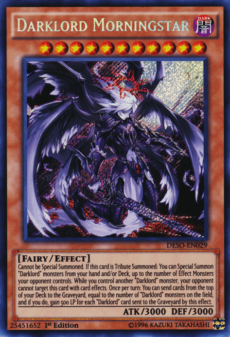Darklord Morningstar [DESO-EN029] Secret Rare - POKÉ JEUX