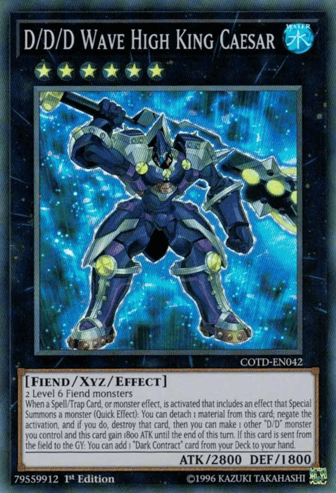 D/D/D Wave High King Caesar [COTD-EN042] Super Rare - POKÉ JEUX
