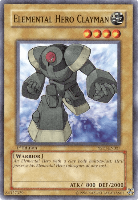 Elemental HERO Clayman [YSDJ-EN007] Common - POKÉ JEUX